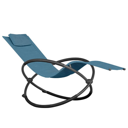 Vivere Single Orbital Lounger Olive Grove