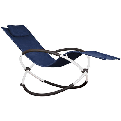 Vivere Single Orbital Lounger Olive Grove