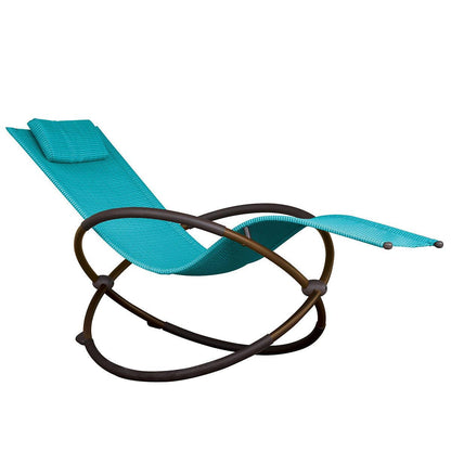 Vivere Single Orbital Lounger Olive Grove