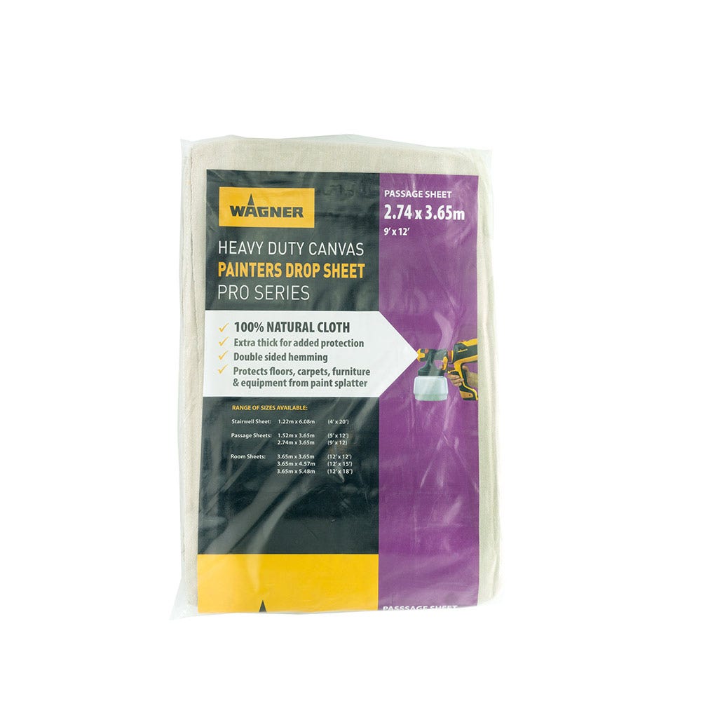 WAGNER 12 x 9inch Cloth Drop Canvas PC12X9