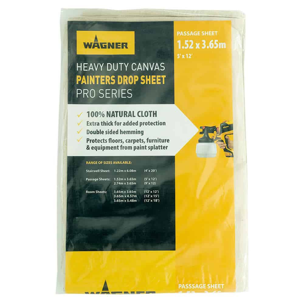 WAGNER 5' x 12' Cloth Drop Canvas PC5X12