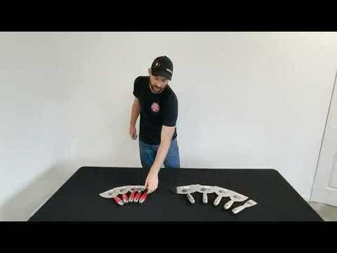 WALLBOARD Stainless Series Rubber Grip Joint Knife - 75mm 7035