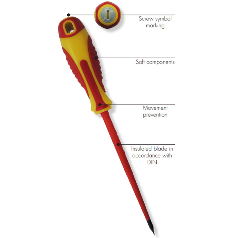 WATTMASTER 100mm PH2 Slotted Slimline Screwdriver WAT74503