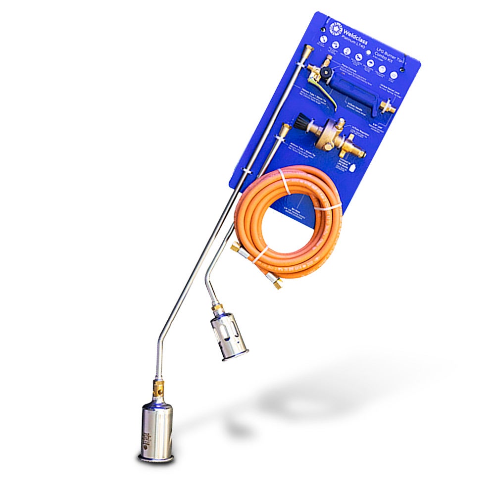 WELDCLASS Platinum LT40 LPG Burner Heating Torch Combo Kit WC-02991