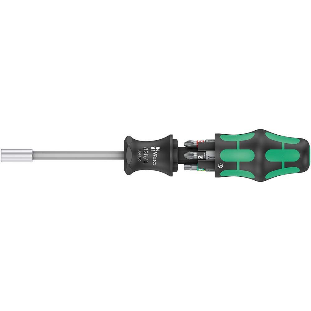 WERA 1 4 6 Bits Screwdriver Set 7 Piece Kraftform Kompakt 27 Set 1 WER051510
