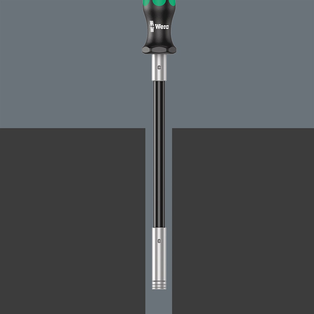 WERA 393 S 1 4 Bitholding Screwdriver Extra Slim w Flexible Shaft WER028161