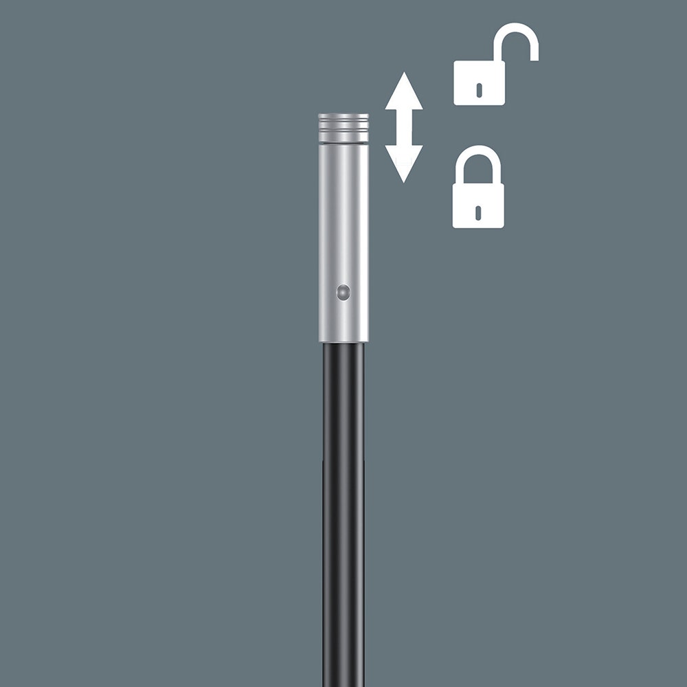 WERA 393 S 1 4 Bitholding Screwdriver Extra Slim w Flexible Shaft WER028161