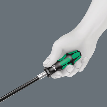 WERA 393 S 1 4 Bitholding Screwdriver Extra Slim w Flexible Shaft WER028161