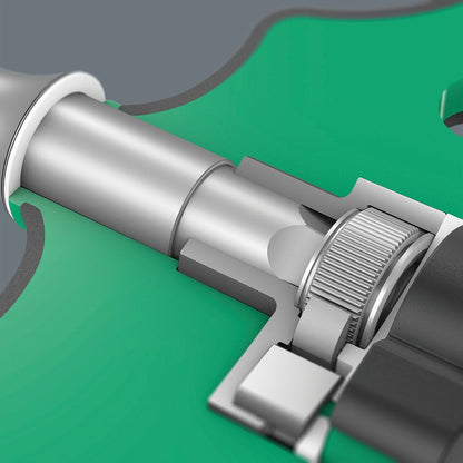 WERA 416 RA T-Handle Bitholding Screwdriver w Ratchet Function And Rapidaptor Quick-Release Chuck WER023461