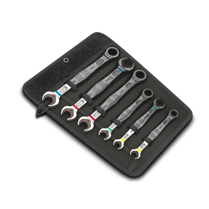 WERA 6000 6002 Joker 6 Set 1 Set of Ratcheting Combination Double Open-Ended Wrenches - 6 Piece WER020022