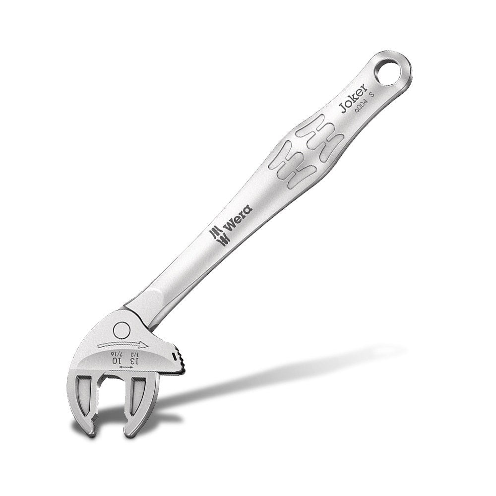 WERA 6004 Joker S Self-Setting Spanner , 10-13mm, 7 16-1 2 x 154 mm WER020100