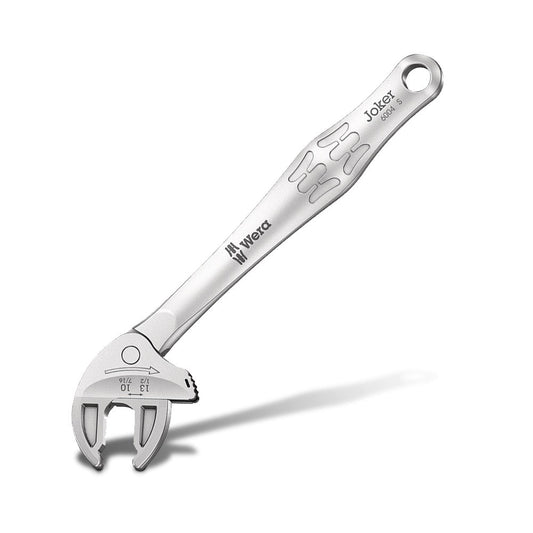 WERA 6004 Joker S Self-Setting Spanner , 10-13mm, 7 16-1 2 x 154 mm WER020100