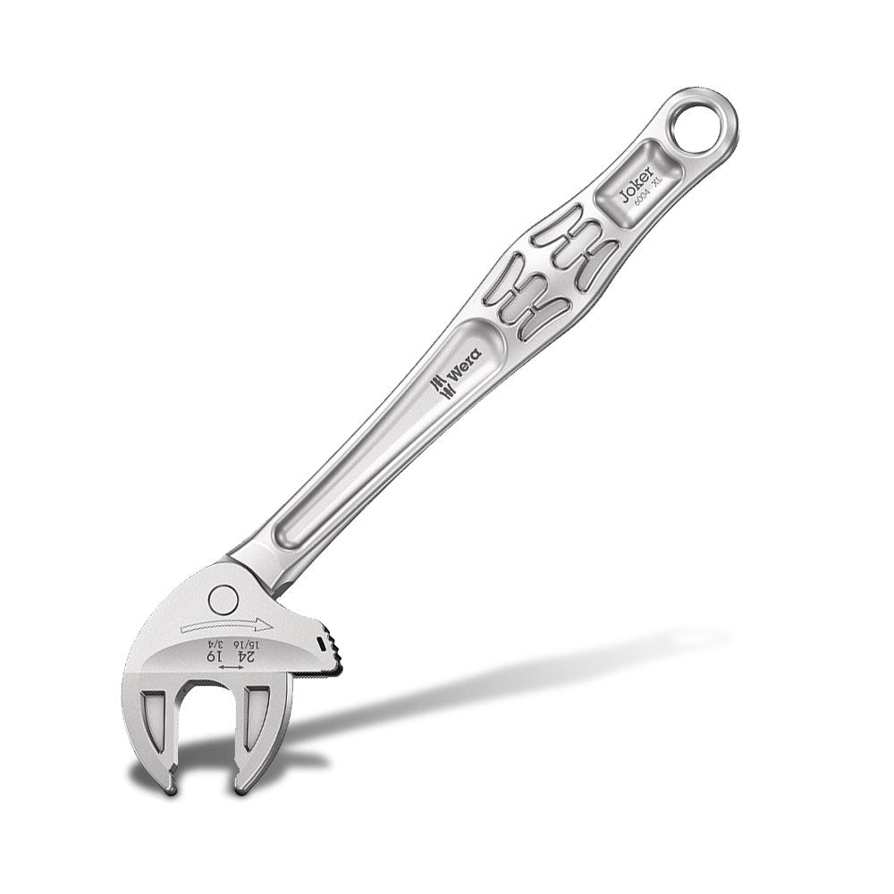 WERA 6004 Joker XL Self-Setting Spanner,19-24mm, 3 4 -15 16 , x 256 mm WER020104