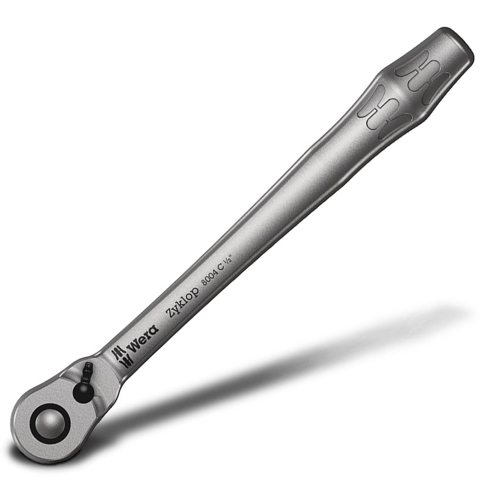 WERA 8004 C Zyklop Metal Ratchet w Switch Lever and 1 2 Drive WER004064