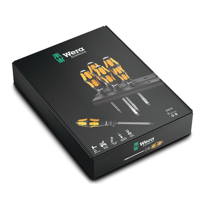 WERA 932 6 Screwdriver Set Kraftform w Chiseldriver and Rack - 6 Piece WER018282