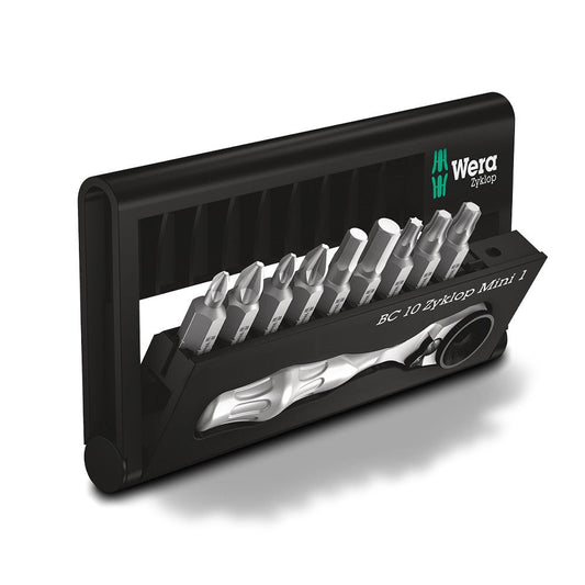 WERA Bit-Check 10 Zyklop Mini 1 - 10 Piece WER073645
