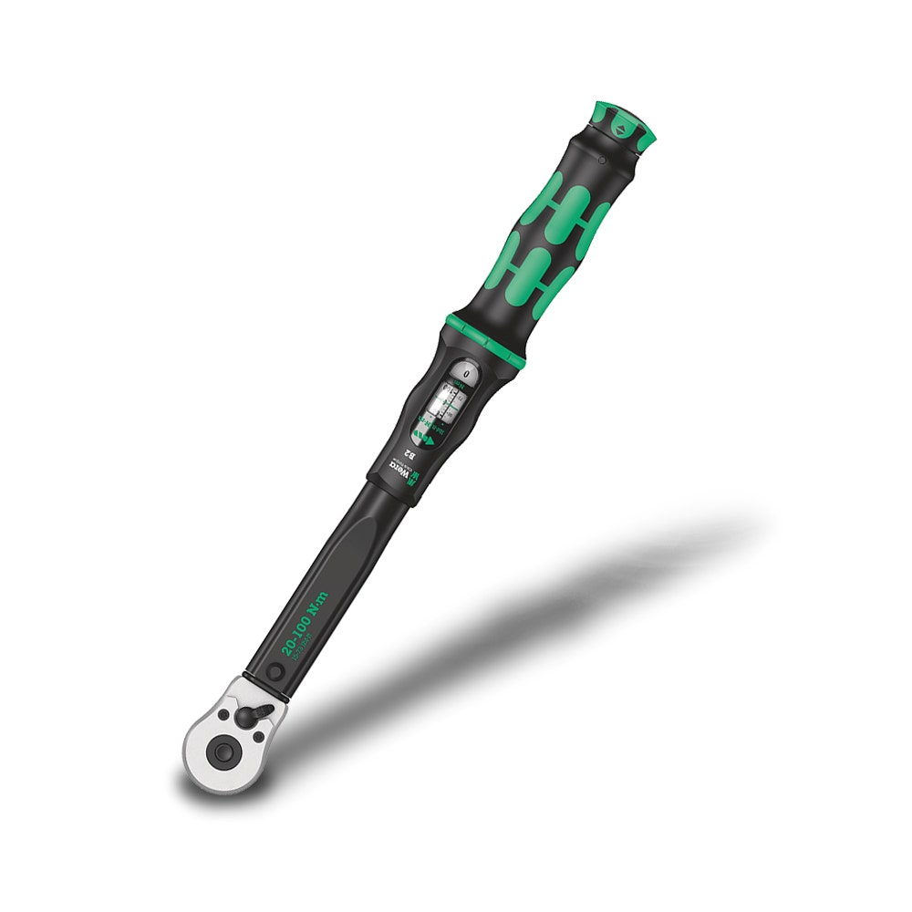 WERA Click-Torque B 2 Torque Wrench w Reversible Ratchet 20-100 Nm WER075611