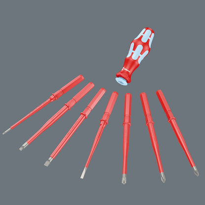 WERA Kraftform Kompakt VDE Stainless 17 Extra Slim 1 - 17 Piece Set WER059041