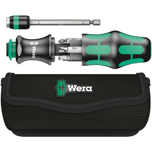 WERA Kraftform Kompakt 25 w Pouch and Rapidator, 7 Piece WER051024