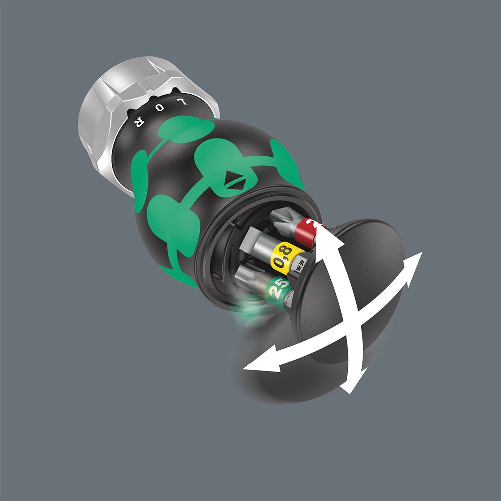WERA Kraftform Kompakt Stubby magazine RA 1 - 6 Piece WER008883