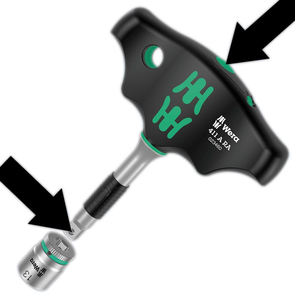 WERA Kraftform Kompakt 400 RA Set - 9 Piecces WER023470