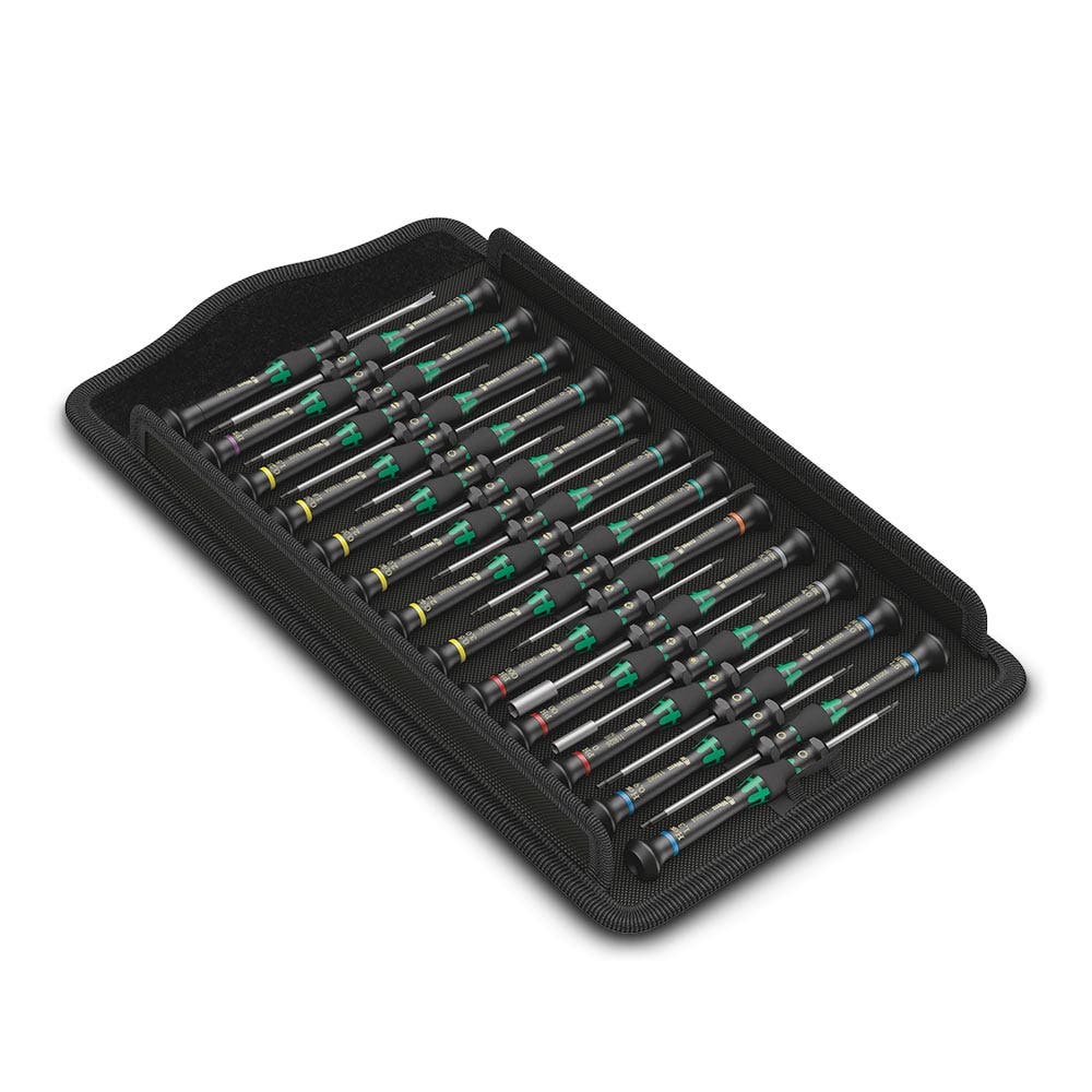 WERA Kraftform Micro Big Pack 1 Screwdriver Set For Electronic Applications - 25 Piece WER134000