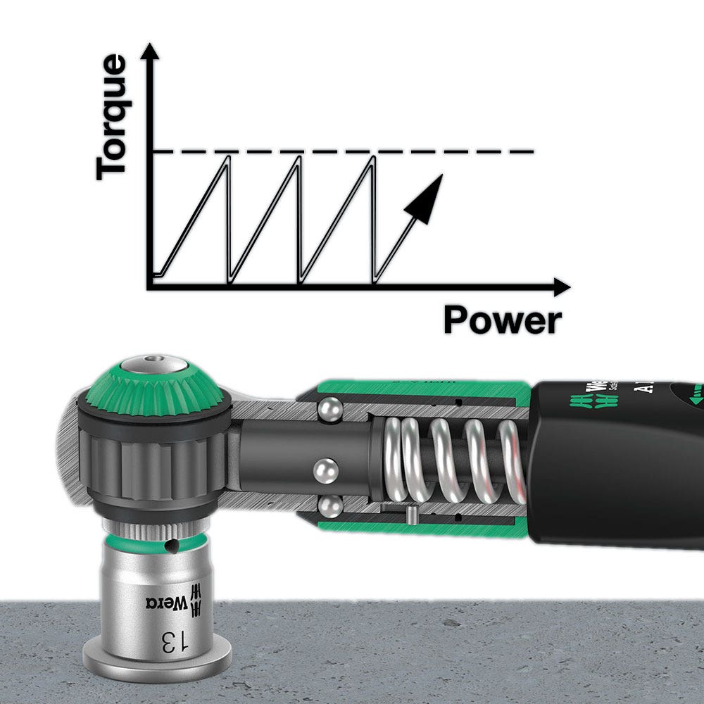 WERA Safe-Torque A 1 Set 1 1 4 Square Head Drive 2-12 Nm - 10 Piece WER075830