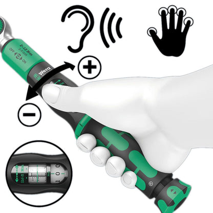 WERA Safe-Torque A 2 Torque Wrench w 1 4 Hexagon Drive 2-12 Nm WER075801