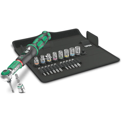 WERA Safe-Torque A 2 Set 1 1 4 Hexagonal 2-12 Nm - 23 Piece WER075832