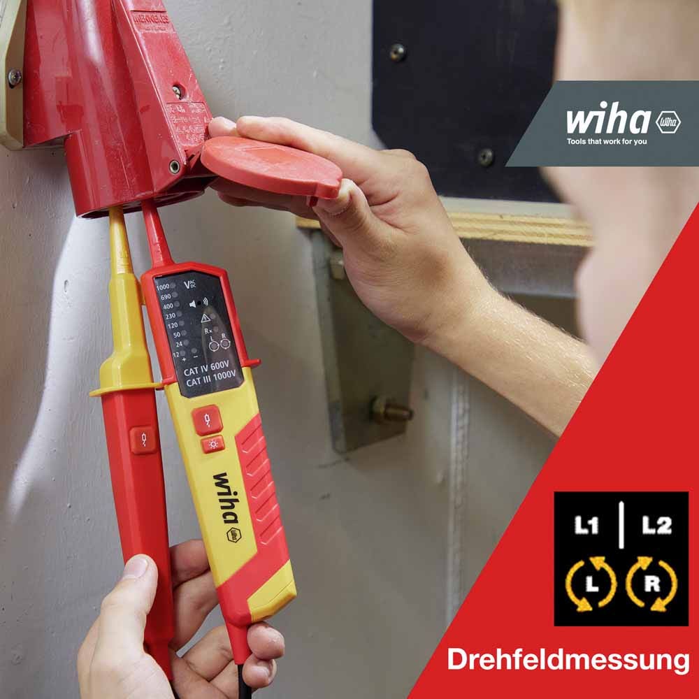 WIHA 12-1000VAC Voltage Tester 45216