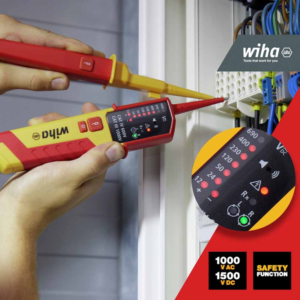 WIHA 12-1000VAC Voltage Tester 45216