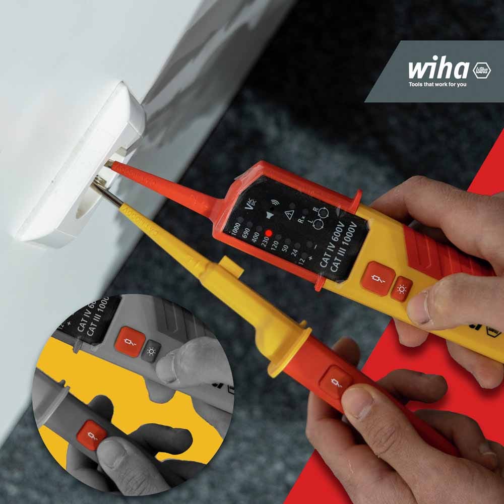 WIHA 12-1000VAC Voltage Tester 45216