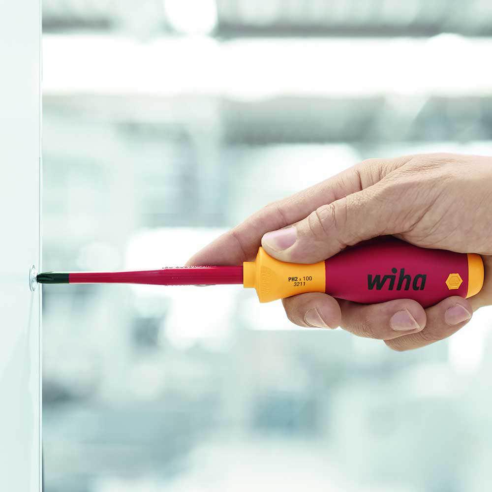 WIHA 12 Piece Softfinish Electric Slimfix Screwdriver Set 41003
