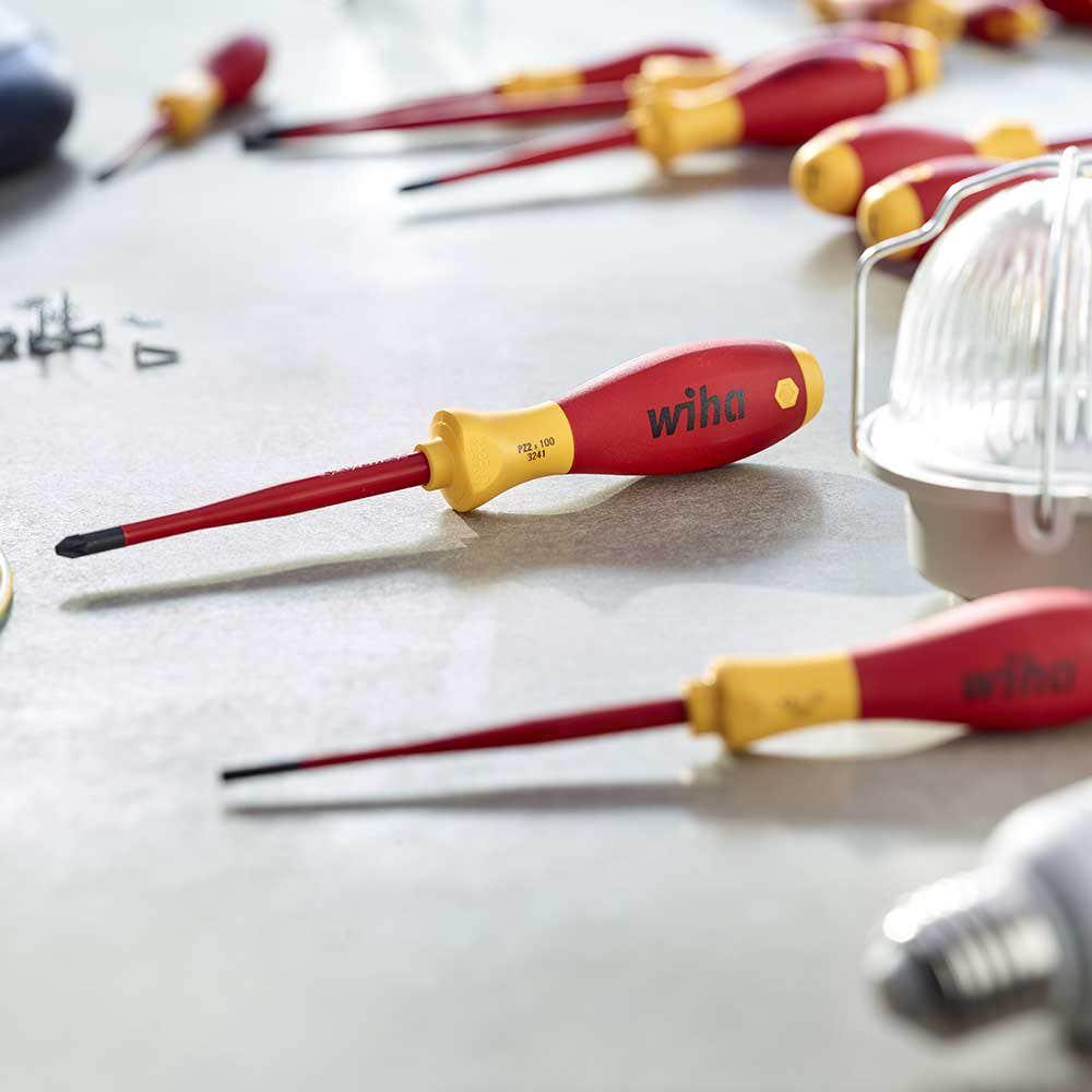 WIHA 12 Piece Softfinish Electric Slimfix Screwdriver Set 41003