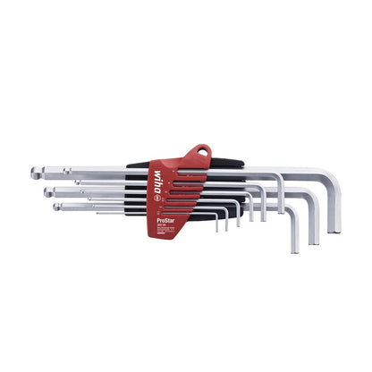 WIHA PROSTAR 9 Piece Ballpoint Metric Hex Key Set 07192
