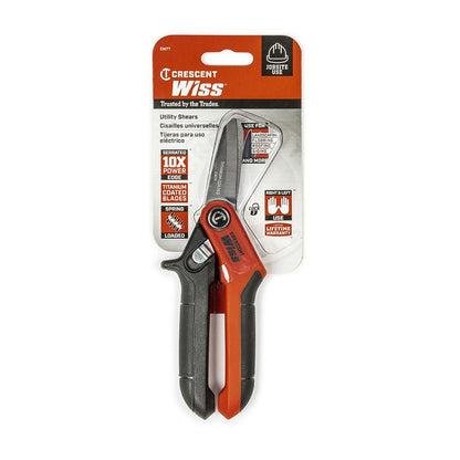WISS 190mm 7-1 2 Titanium Coated Tradesman Utility Shears CW7T