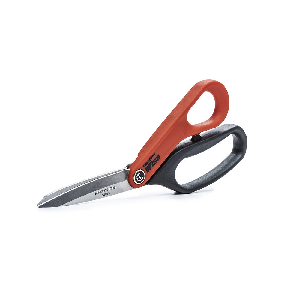 WISS 216mm 8-1 2 Stainless Steel All Purpose Tradesman Shears CW812S
