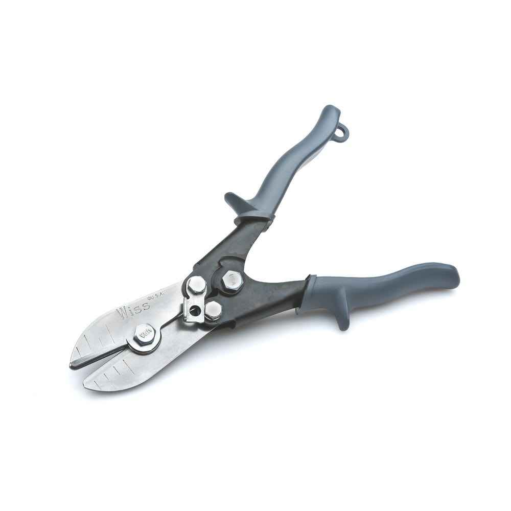 WISS 248mm 9-3 4 Hvac Short 3-Blade Hand Crimper WC3SN