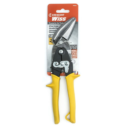 WISS 249mm 9-4 5 Offset Straight Aviation Snips M8OS