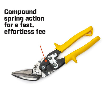 WISS 249mm 9-4 5 Offset Straight Aviation Snips M8OS