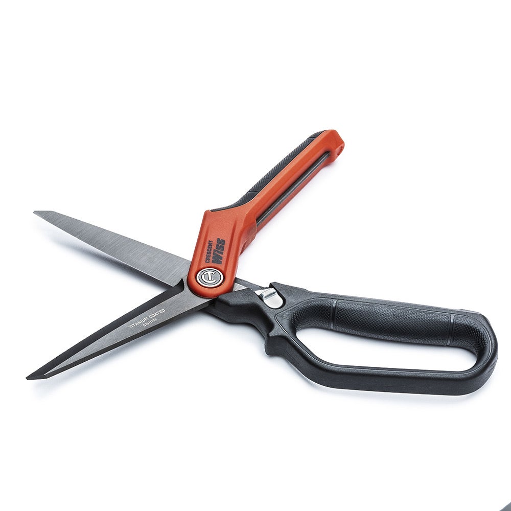 WISS 297mm 11 Heavy-Duty Titanium Coated Single Ring Tradesman Shears CW11TM