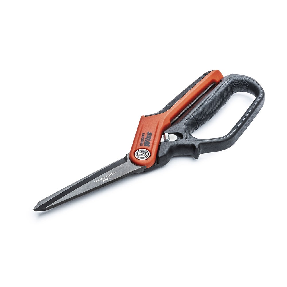 WISS 297mm 11 Heavy-Duty Titanium Coated Single Ring Tradesman Shears CW11TM