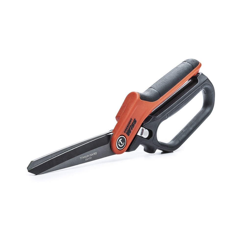 WISS 297mm 11 Heavy-Duty Titanium Coated Single Ring Tradesman Shears CW11TM