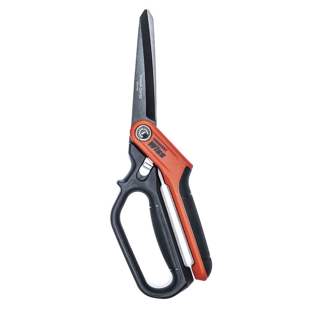 WISS 297mm 11 Heavy-Duty Titanium Coated Single Ring Tradesman Shears CW11TM
