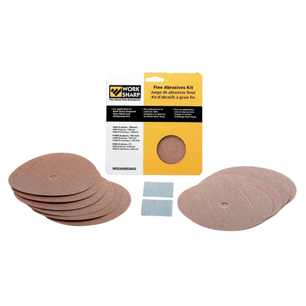 WORK SHARP 2000 and 3000 Fine Abrasive Kit - 13 Piece WSSA0002043