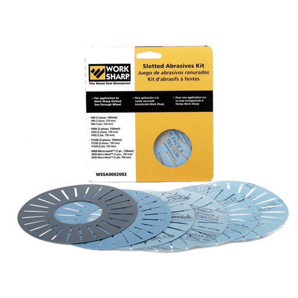 WORK SHARP 3000 Slotted Abrasive Kit - 6 Piece WSSA0002002