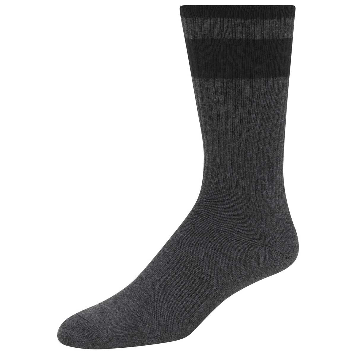 Weatherproof Men's Vintage Coolmax Crew Socks 6 Pack Blue And Brown