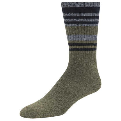 Weatherproof Men's Vintage Coolmax Crew Socks 6 Pack Blue And Brown