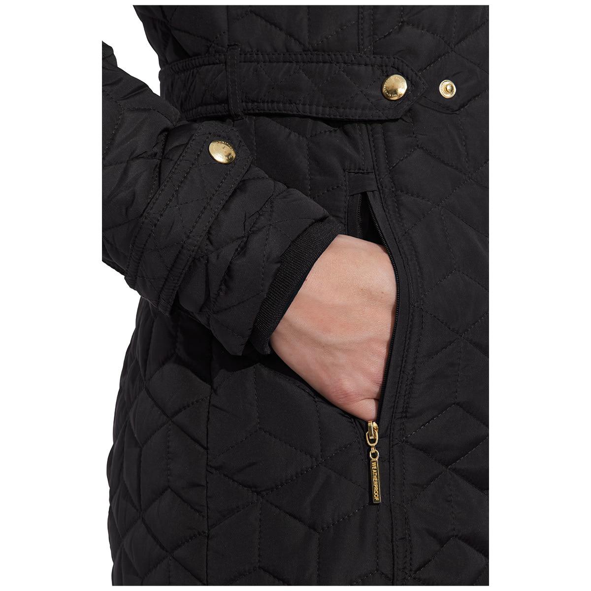 Weatherproof Women's Quilted Black Jacket