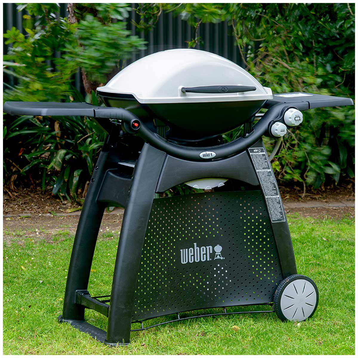 Weber Family Q3100 Titanium With Premium Barbecue Cover